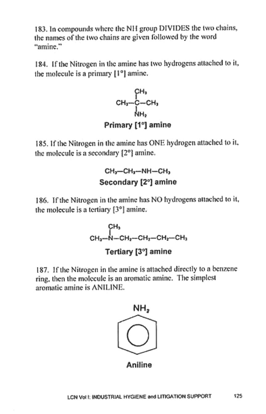 Page from LEGIS CONCISE NOTES: Chemistry.