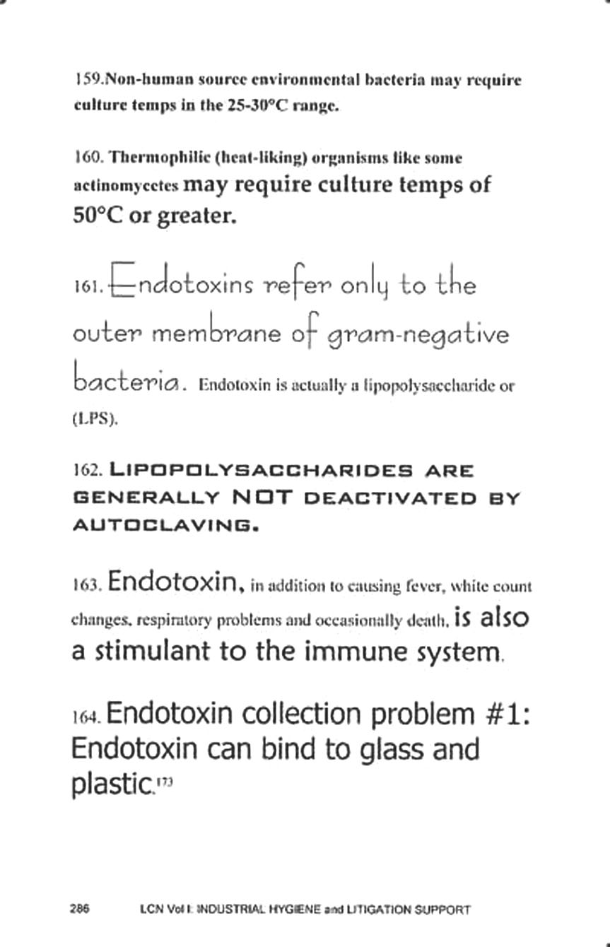 Microorganism page from Legis Concise Notes